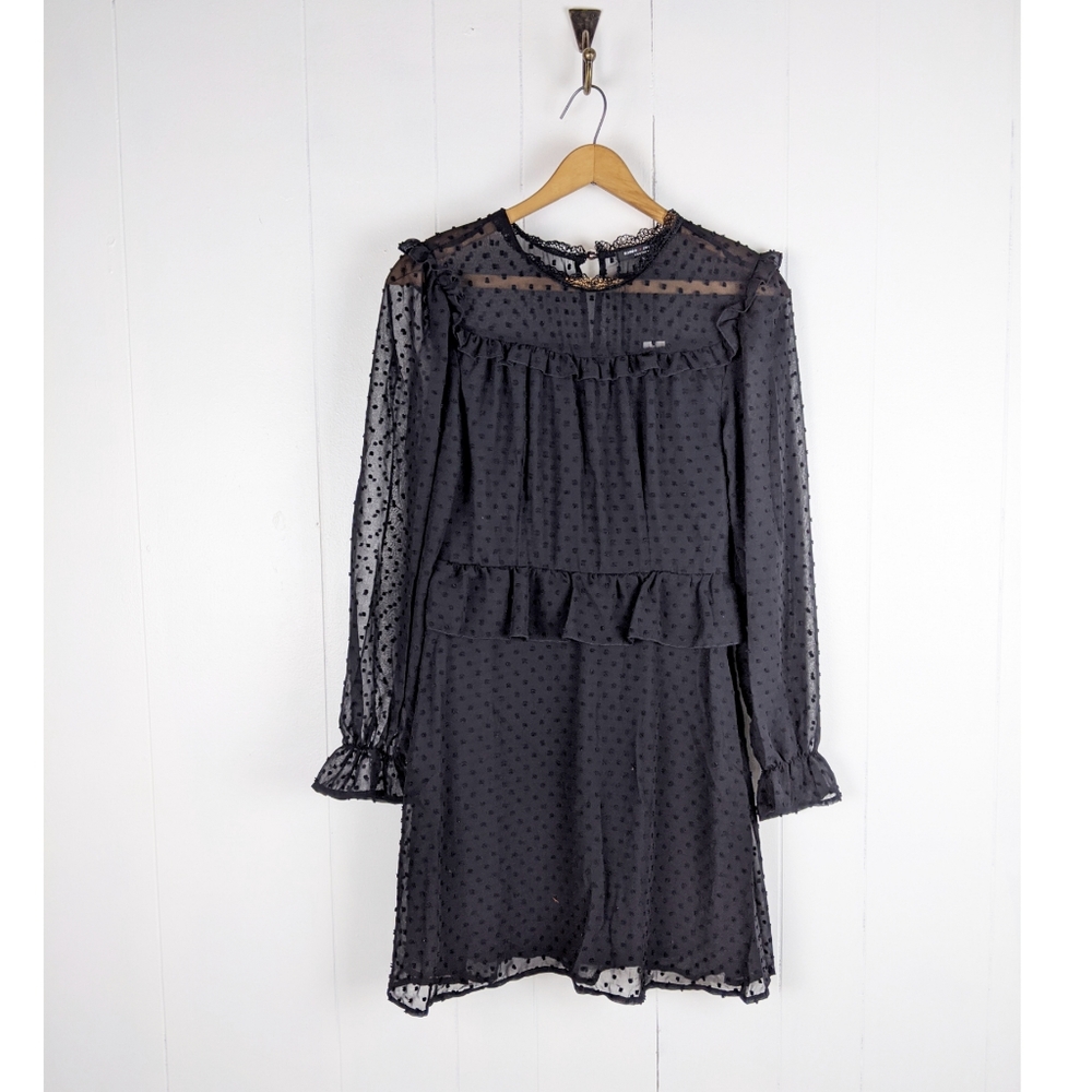 Black Romeo and Juliet ruffle dress